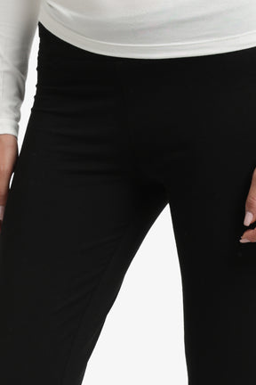 Elastic Waist Flare Pants