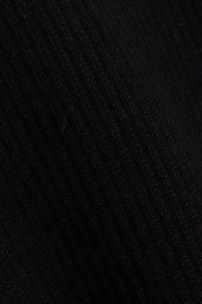 Ribbed High Neck Pullover