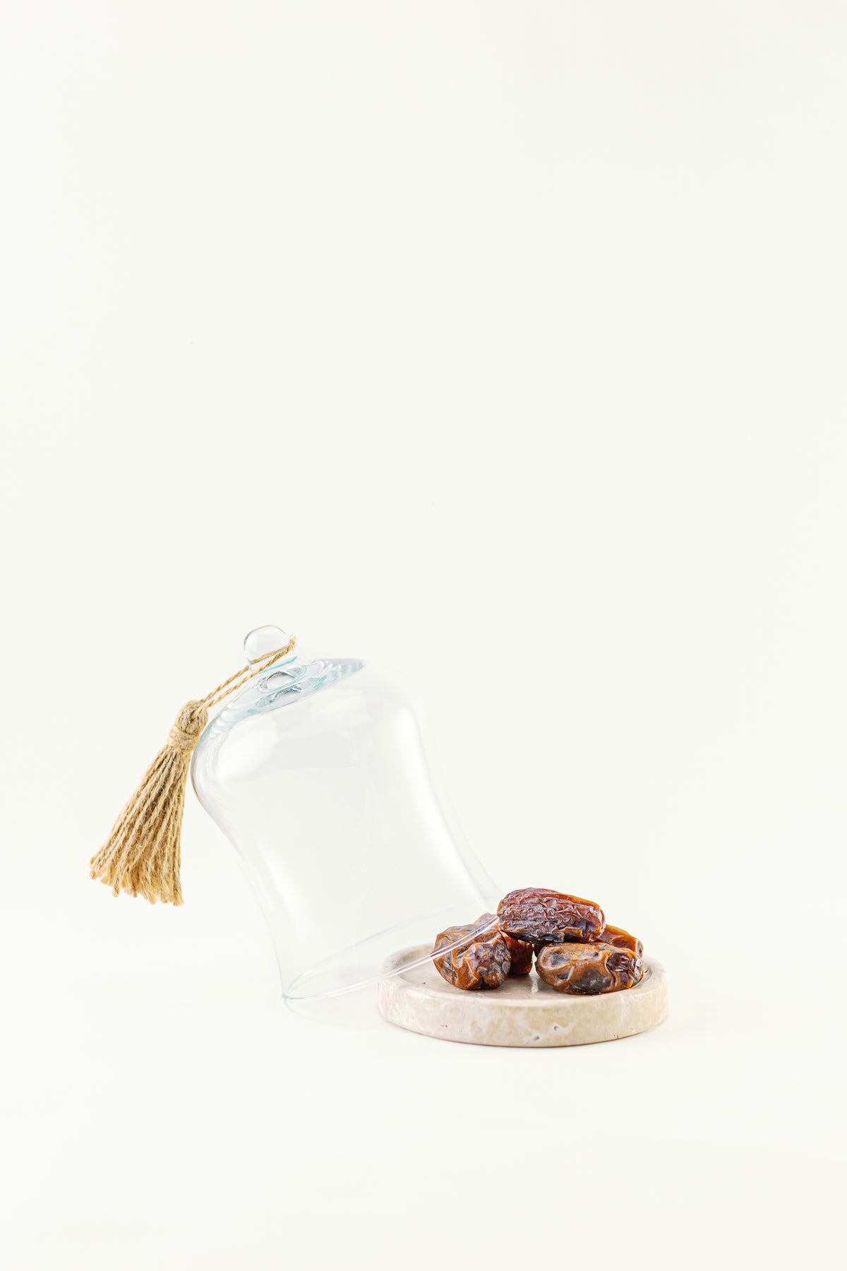 Glass Dome with Marble Base