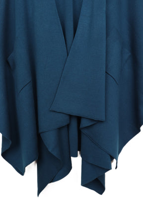 Knitted Poncho with Pockets