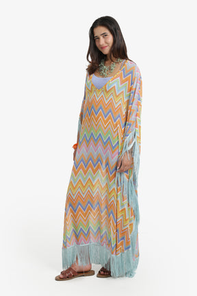 Relaxed Zigzag Beach Dress