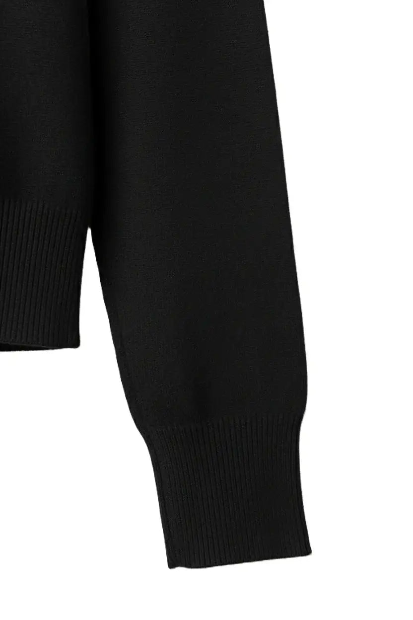 Slim Fit High Neck Pullover