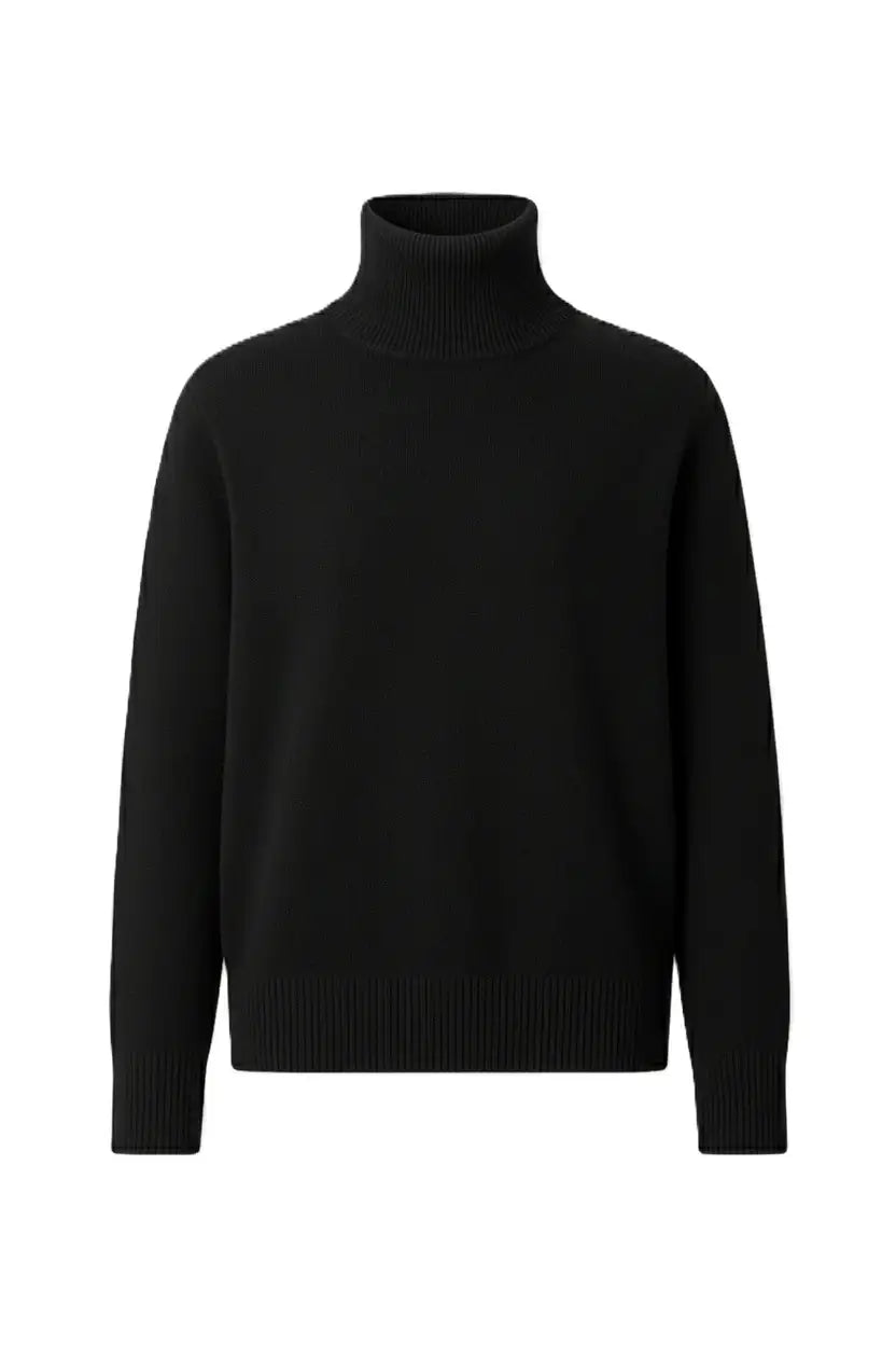 Slim Fit High Neck Pullover