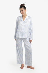 Blue & White Pyjama Set