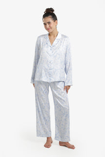 Blue & White Pyjama Set