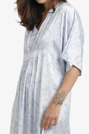 Comfortable V-Neck Nightgown