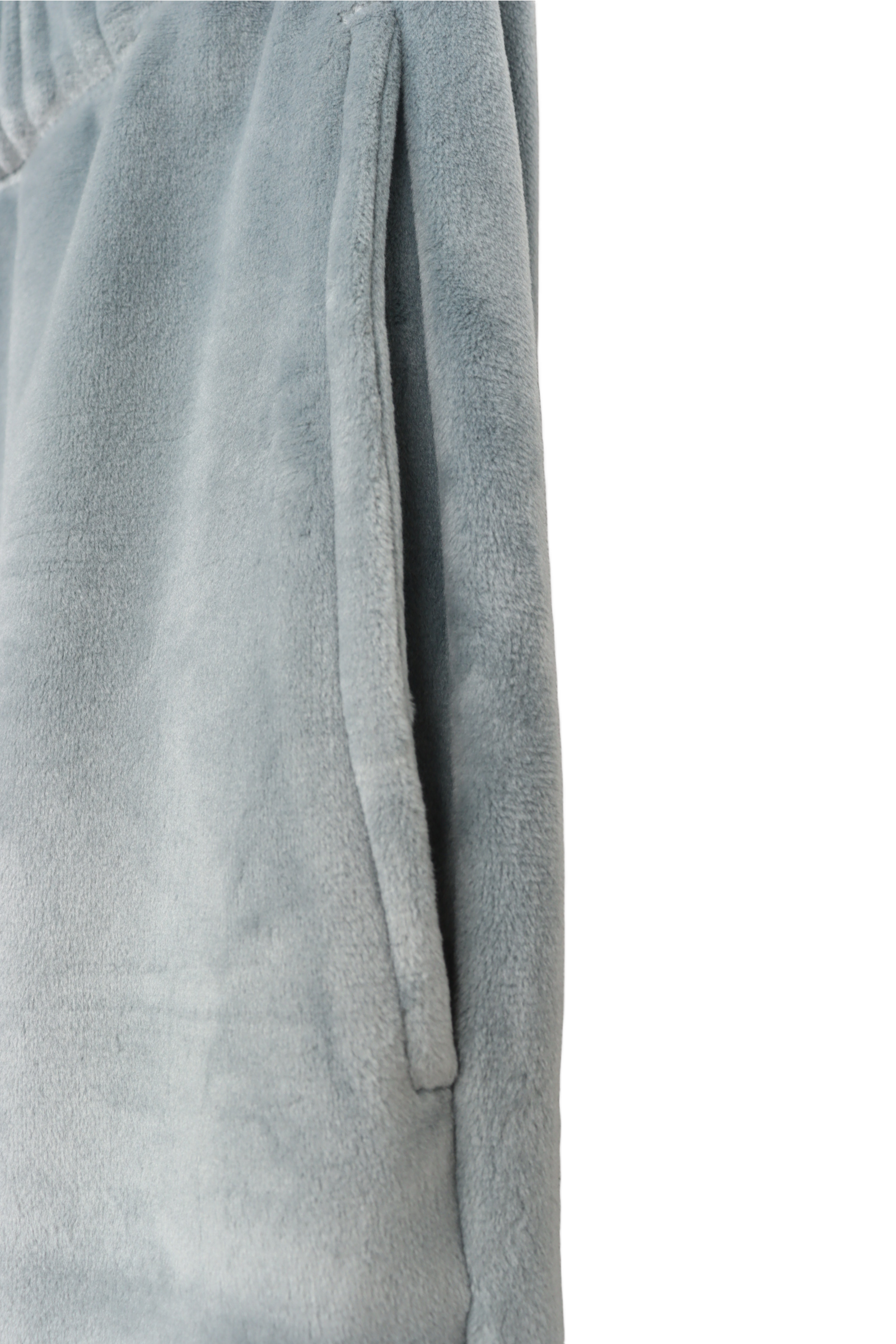 طقم بيجامة قطيفة ناعم