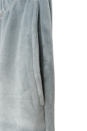 طقم بيجامة قطيفة ناعم