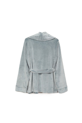 طقم بيجامة قطيفة ناعم