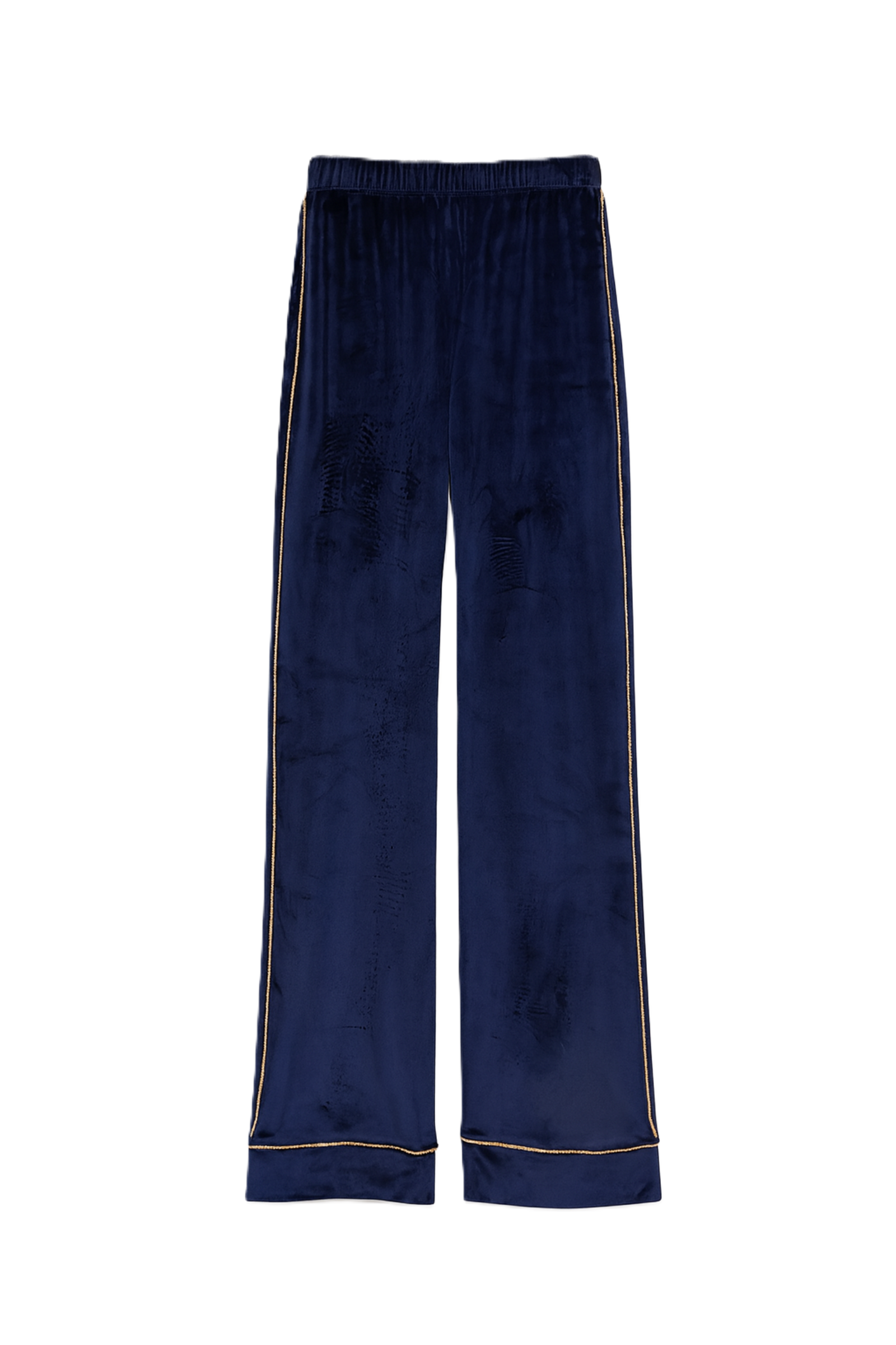 طقم بيجامة قطيفة بأزرار مزدوجة