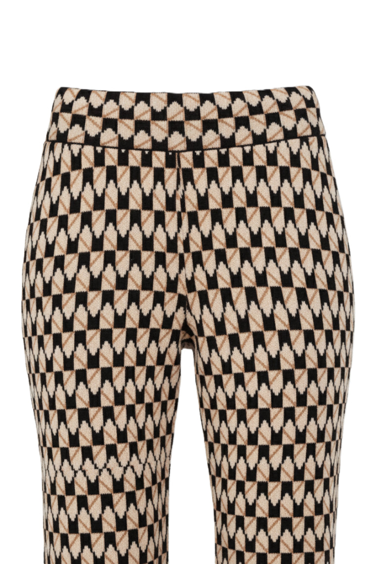 بنطلون مريح بنقشة ذاتية