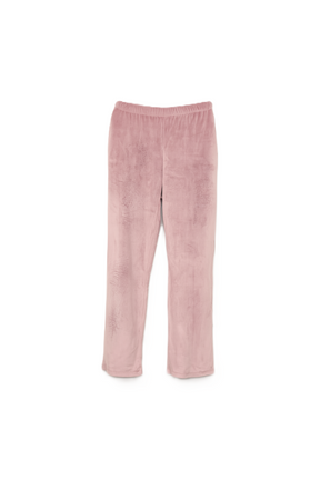 V-Neck with Lace Pyjama Set