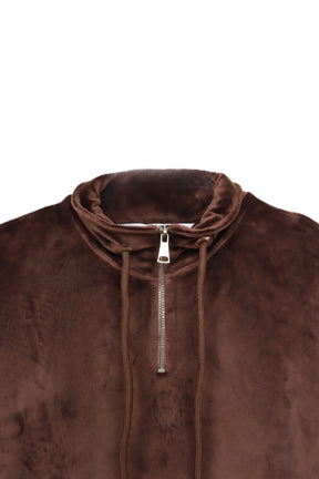 Velvet High Neck Pyjama Set