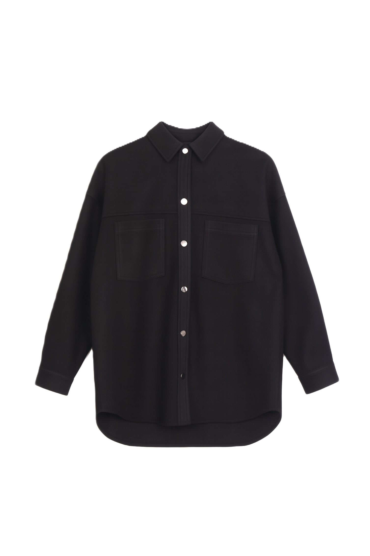 Button-Down Fleece Overshirt