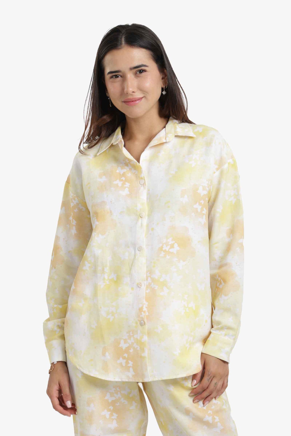 Self Pattern Beach Shirt