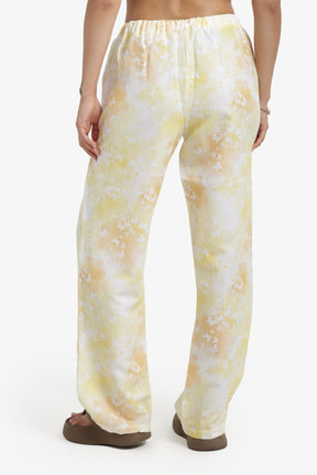 Self Pattern Beach Pants