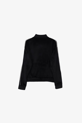 طقم بيجامة قطيفة بقصّة مستقيمة 