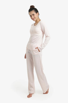 Self Pattern Pyjama Set