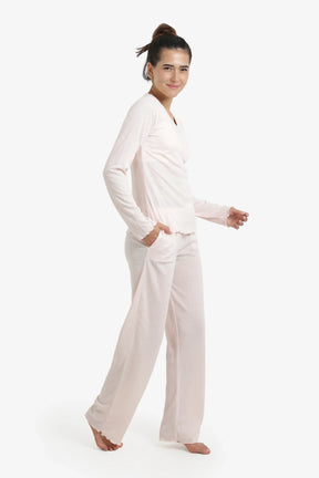Self Pattern Pyjama Set