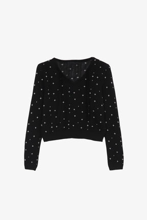 طقم بيجامة بفتحة رقبة مربوطة 