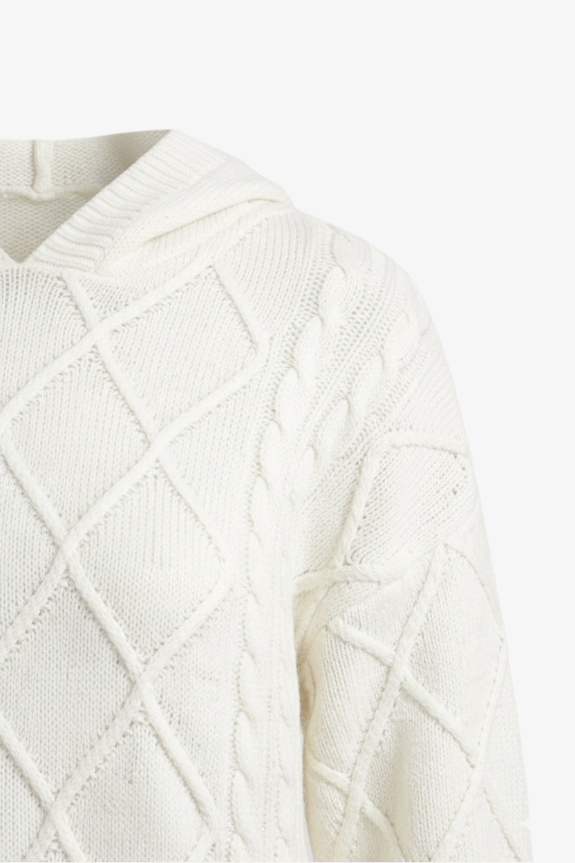 Cable Knit Lounge Pullover