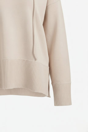 هودي لاونج مضلع بياقة V