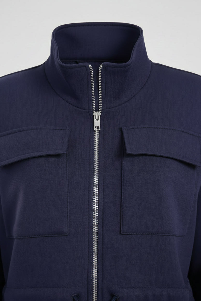 Utility-Pocket Lounge Jacket