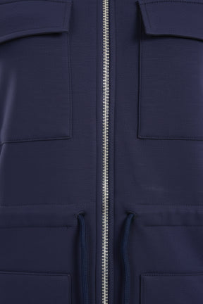 Utility-Pocket Lounge Jacket