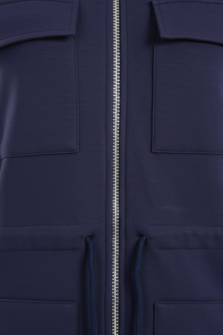 Utility-Pocket Lounge Jacket