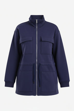 Utility-Pocket Lounge Jacket