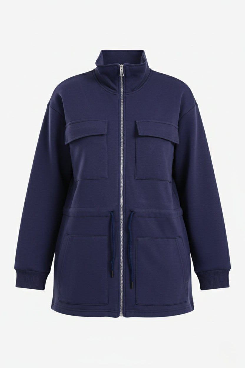 Utility-Pocket Lounge Jacket