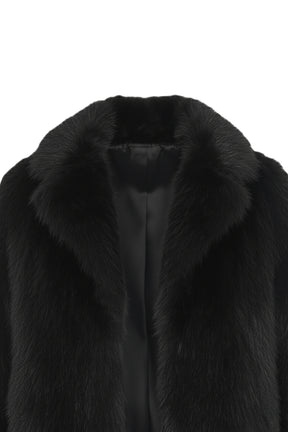 Above-Knee Sherpa Coat