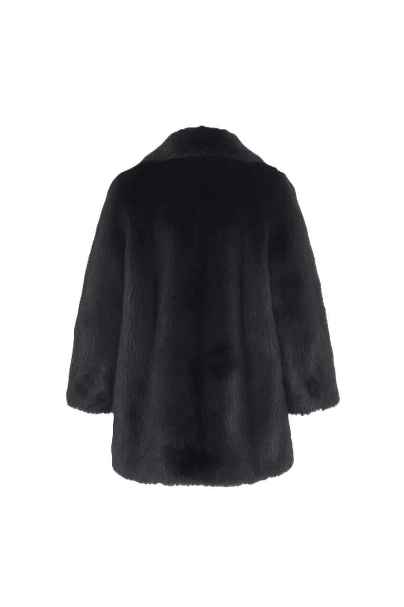 Above-Knee Sherpa Coat