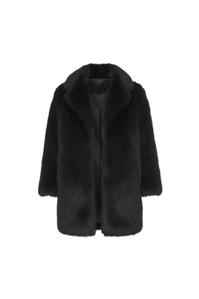 Above-Knee Sherpa Coat