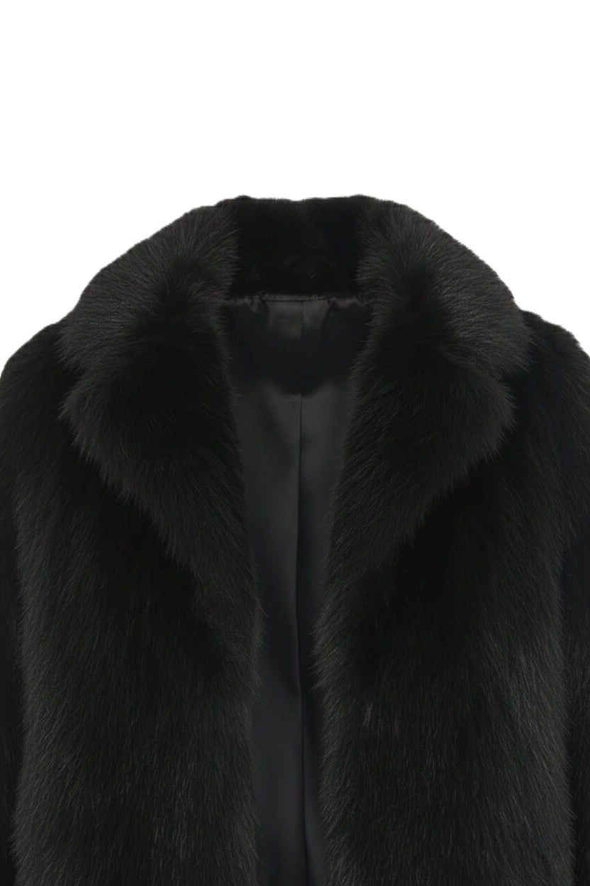 Above-Knee Sherpa Coat