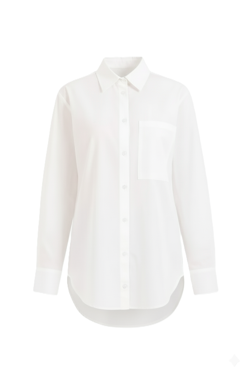 Asymmetrical Hem Shirt