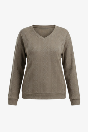 Cable Knit Pattern Pyjama Set