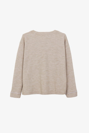 طقم بيجامة بنقشة ذاتية