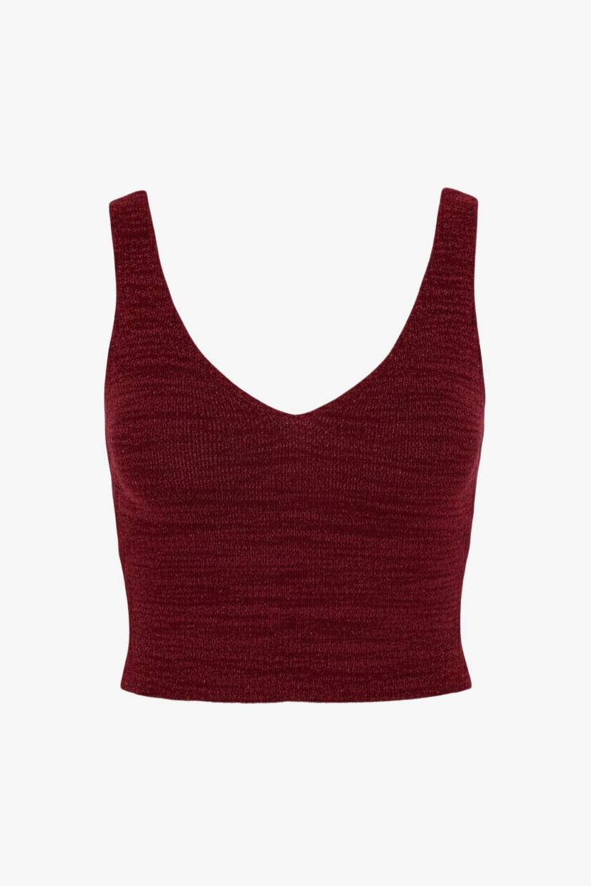 توب بيجامة قصير بدون أكمام