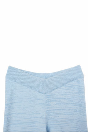 بنطلون بيجامة مريح بنقشة هيذر