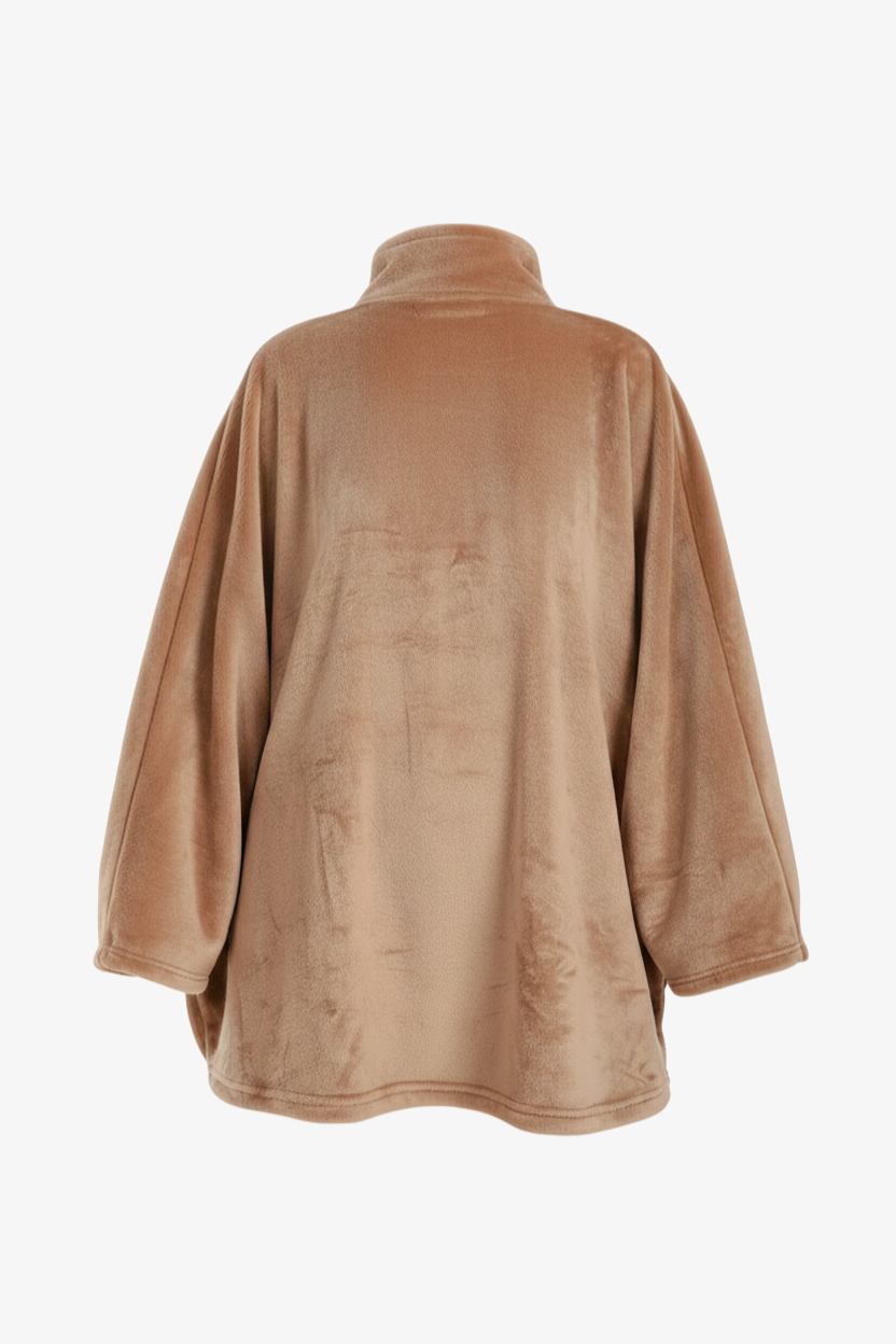 Velvet Poncho Wearable Blanket