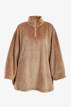 Velvet Poncho Wearable Blanket