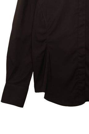 قميص بحافة غير متساوية