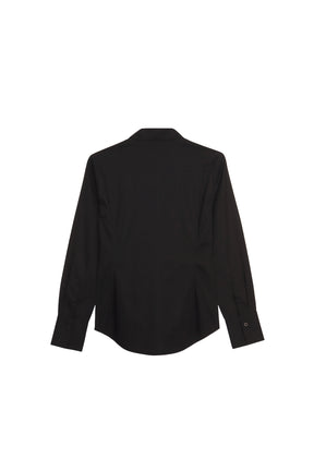 قميص بحافة غير متساوية