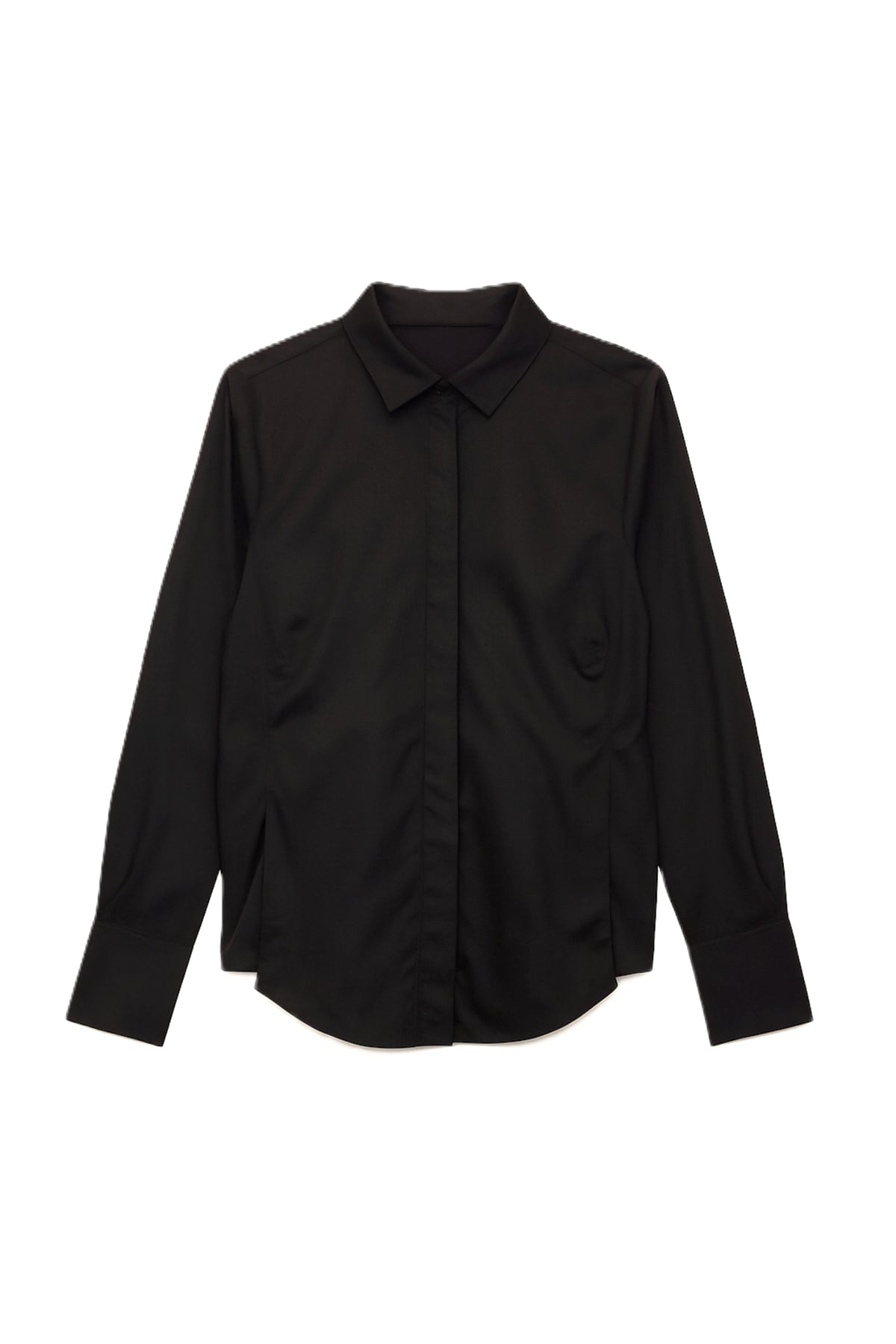 قميص بحافة غير متساوية