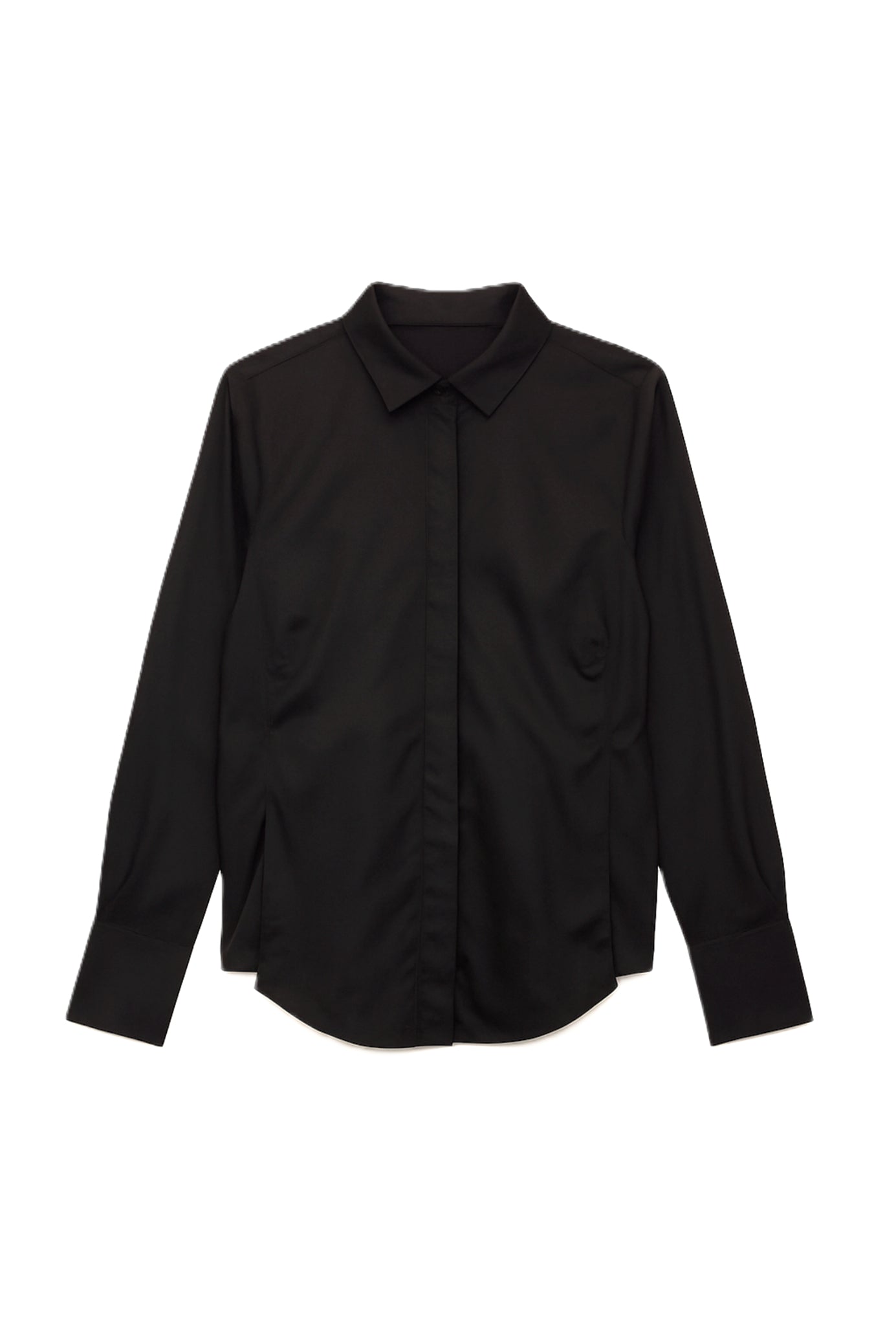 قميص بحافة غير متساوية