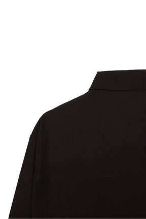 Cropped Button-Up Shirt