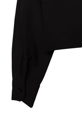 Cropped Button-Up Shirt