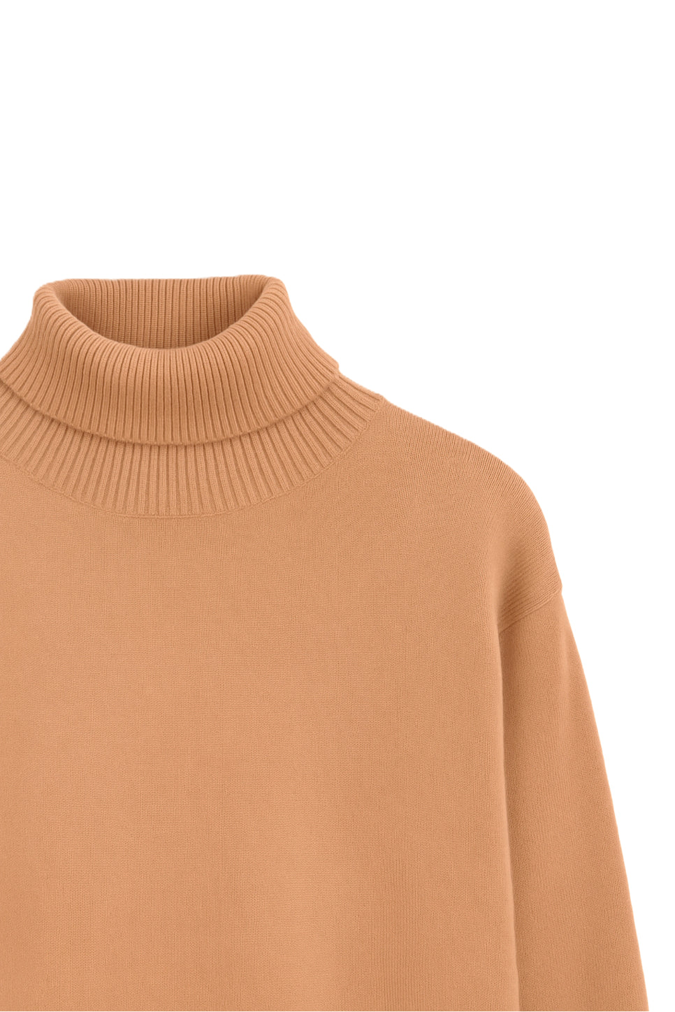 Knit Turtle Neck Midi Dress