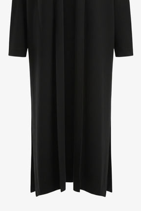 Open Neckline Knitted Cardigan